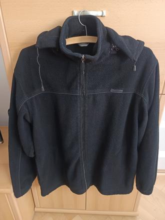 Čierna mikina kapučňou, l