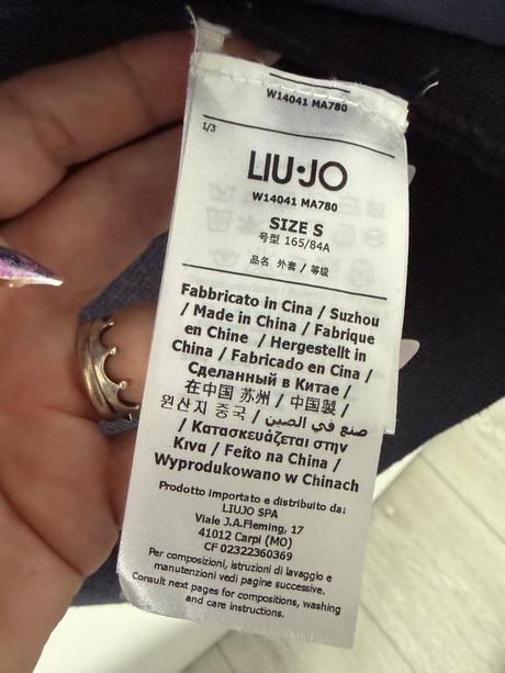 Kabátik-sako liu jo, liu jo,s