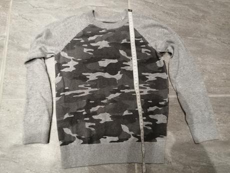 Sivý sveter v122-128, c&a,122