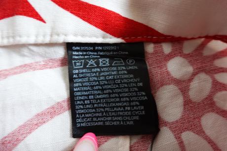 Ľanové nohavice h&m linen blend, h&m,36