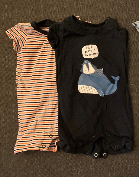 Letný overal/pyzamko/opalovacky 2ks, lupilu,56