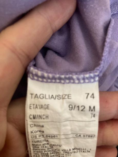 Šaty 9/12 mes., benetton,74