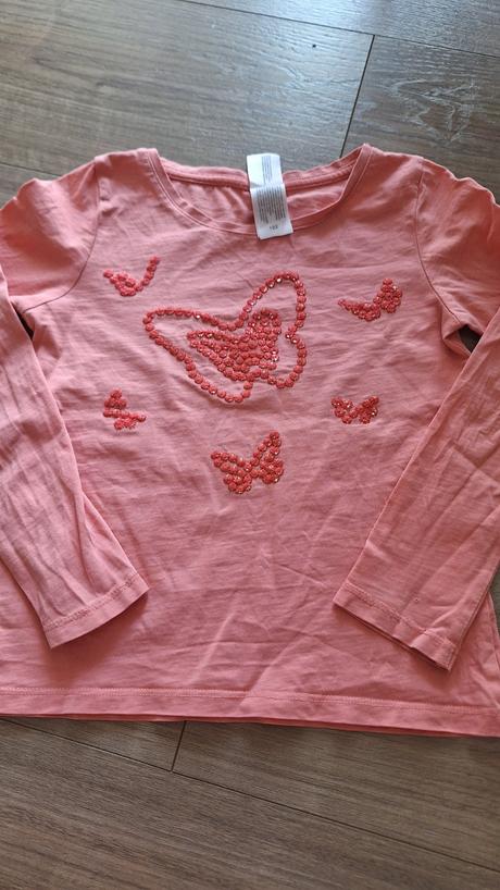 Tričko s motýlikmi, palomino,122