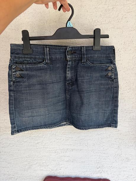 Levis riflova dzinsova minisukna znackova, levis,m