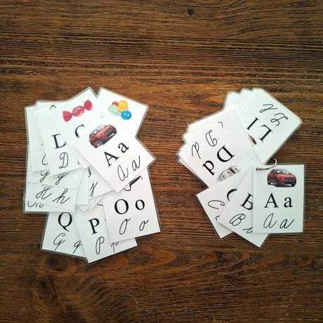 Abecedné kartičky (1 obrázok 4 písmená), 