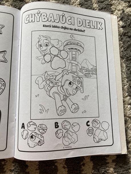 Omaľovánky paw patrol, 