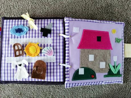 Šitá kniha quiet book,