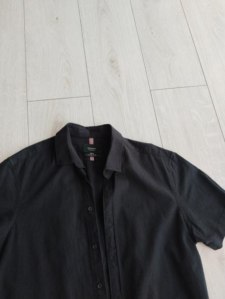 Čierna slim košeľa reserved, reserved,m