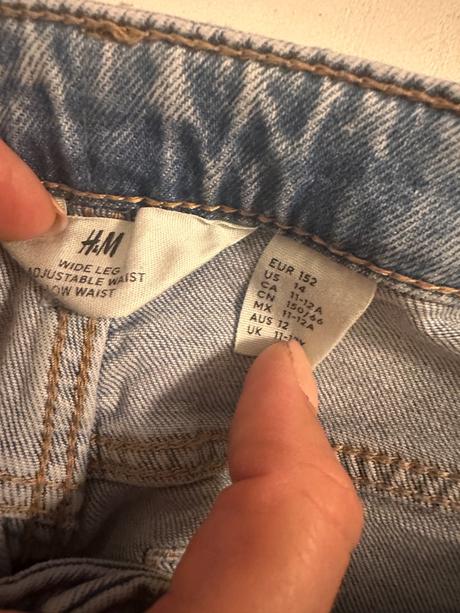 Chlapčenské rifle wide leg hm, h&m,152