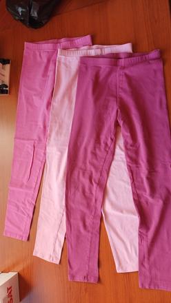 Legíny h&m 3ks 140/146, h&m,140