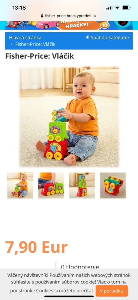 Fisher price prvy vlacik, 