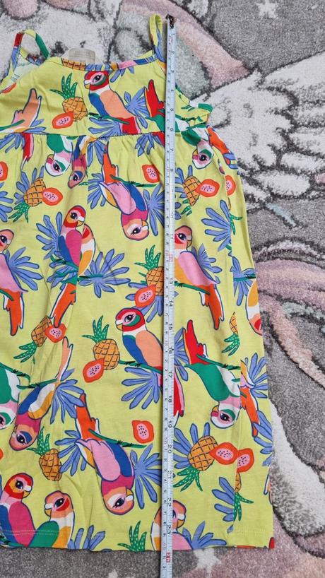 B3281 šaty vtáčiky, h&m,110