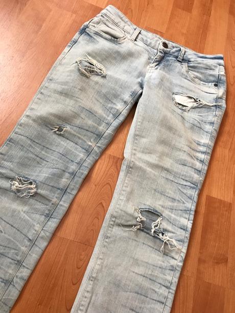 Roztrhané , štýlové rifle, fishbone,28