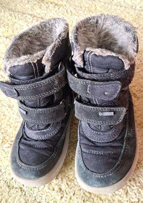 Čierne nepremokavé čižmičky superfit, superfit,24