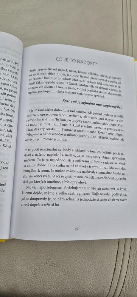 Kniha kouzlo obyčejné  radosti, 