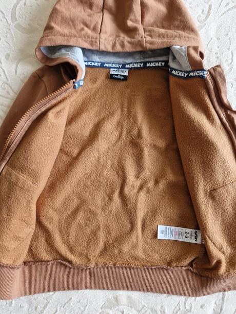 Mikina na zips - mickey mouse, george,92