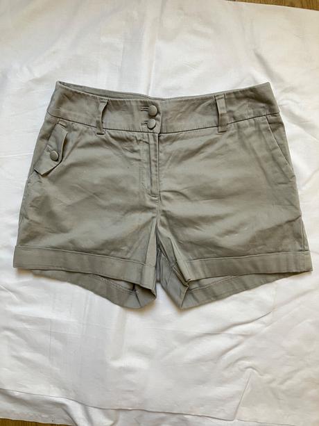 Dámske sivé kraťasy elegantné, h&m,xs