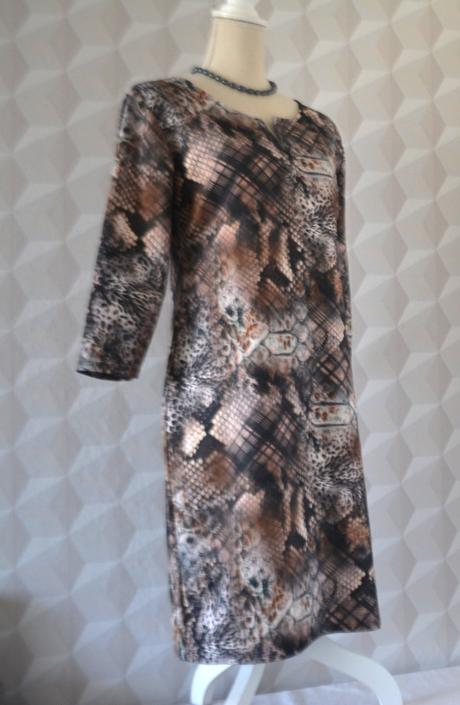Dámske vzorované šaty dazzling, veľ. l, l