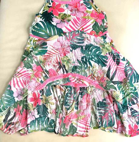 140 next kvietkovane saty,10 r., next,140