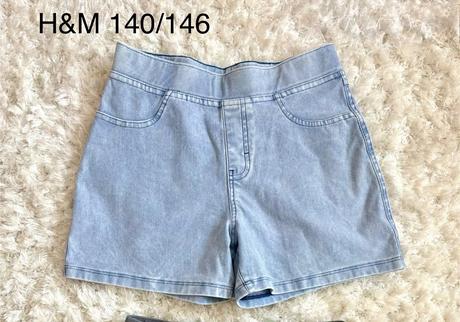 Rifľové šortky h&m 140/146, h&m,146