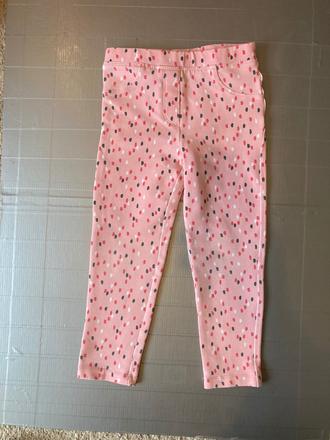 Leginky s vreckami, ruzove, lupilu,98