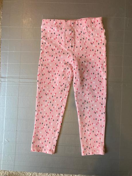 Leginky s vreckami, ruzove, lupilu,98