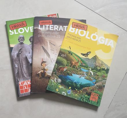 Biologia, slov . jazyk , literatura  pre 5 ročnik, 