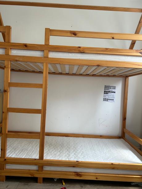 Postel poschodova montessori domcek, šírka (cm): 90,dĺžka (cm): 200