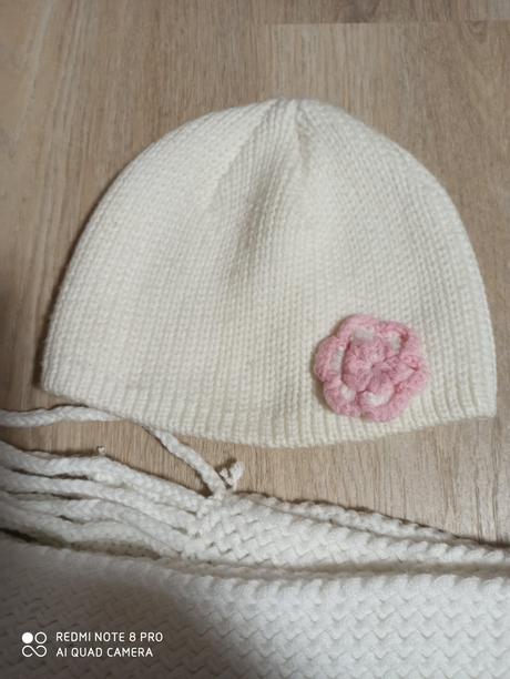 Zimná čiapka a šál, s