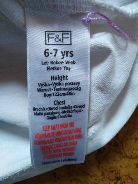 Tričko, f&f,122