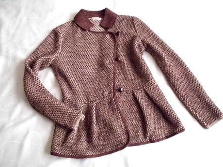 Falconeri svetríkové sako vlna, m