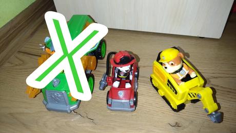 Labkova patrola s vozidlami,