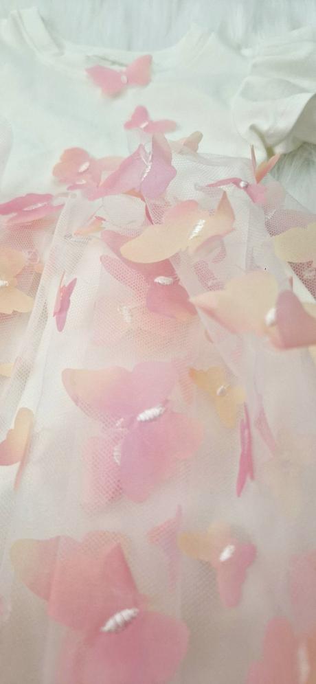 Šaty 3d motylik, 50 - 134