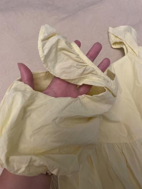 Žlté šaty z ľahkého plátna, next,134