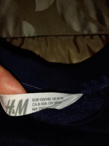 Pulóvrik chlpatý 134/140, h&m,134