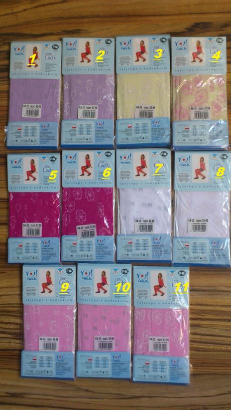 Klasické silonky so vzorom 92/98, 92