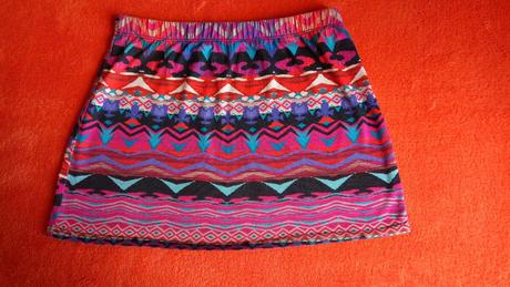 Suknička 140, s nádychom folku + tričko zdarma, 134