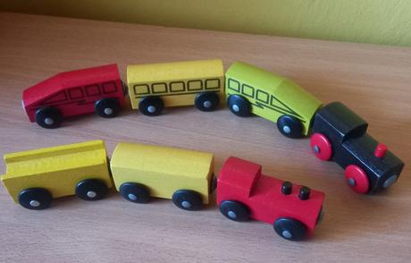 Ikea drevene vlaciky,vagony, 