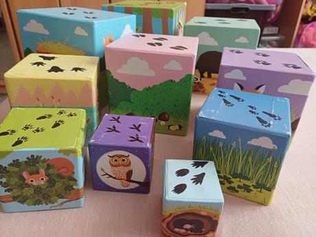 Detské edukatívne kocky,