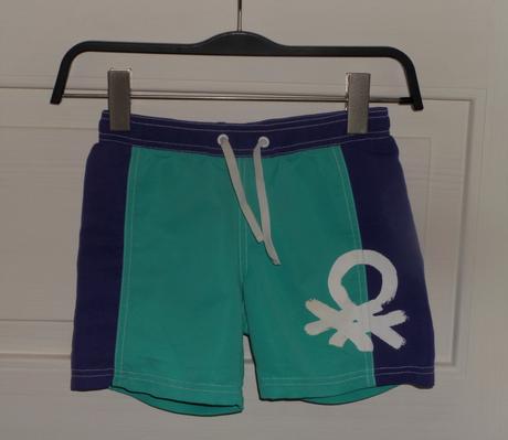 Rifľové kraťasy + šortky-plavky, 122