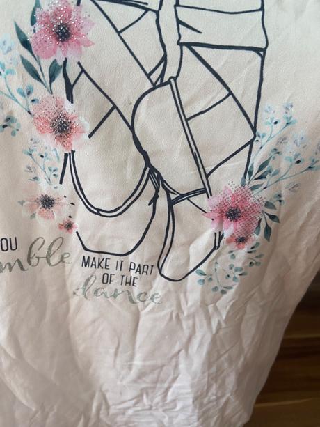 Orsay ruzove tricko so vzorom, orsay,m