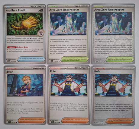 Pokémon karty "stellar crown" (3), 