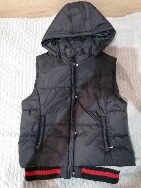 Vesta prešívaná na jar/jeseň raz oblečená, l