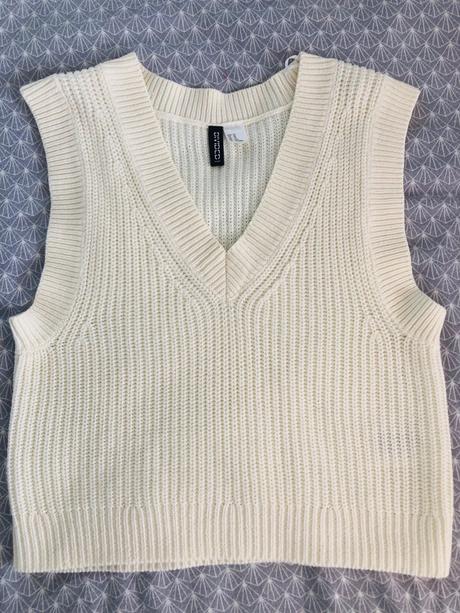 Pletena vesta, h&m,xs