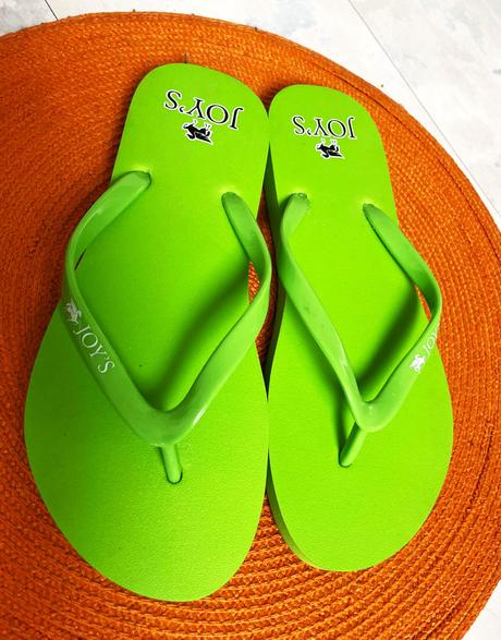 Neónkové krikľavé pestré žabky, 38