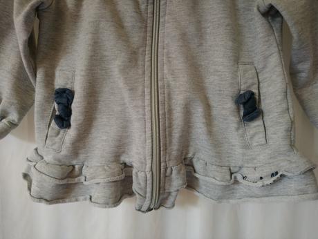 Dievčenská sivá mikina, coccodrillo, coccodrillo,92