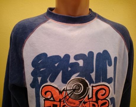 Pánska fleesová mikina, nuit detoiles, modrá, m