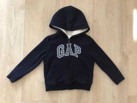 Tepla mikina gap - 104/110 - top stav, gap,110