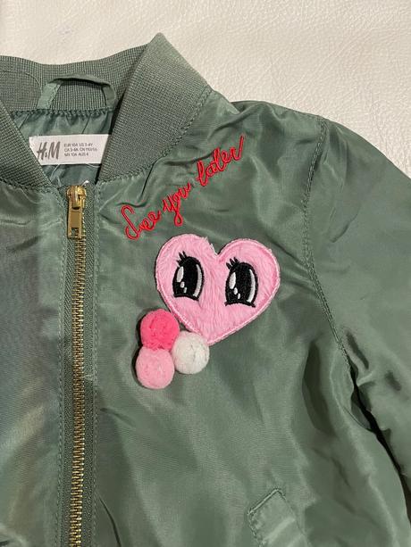 Detská bunda bombera, h&m,104