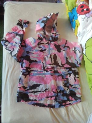 Maskáčová šušťáková bunda, 164